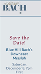 Mobile Screenshot of bluehillbach.org