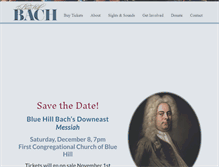Tablet Screenshot of bluehillbach.org